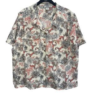 Duluth Trading Co Women's Shirt 55% Hemp 45% Organic Cotton Beige Size XL